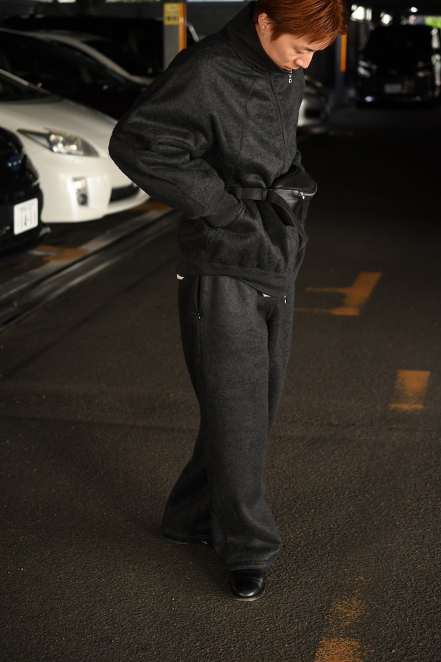 blurhms /  Pe/Silk Fleece Track Jacket (HeatherBlack)