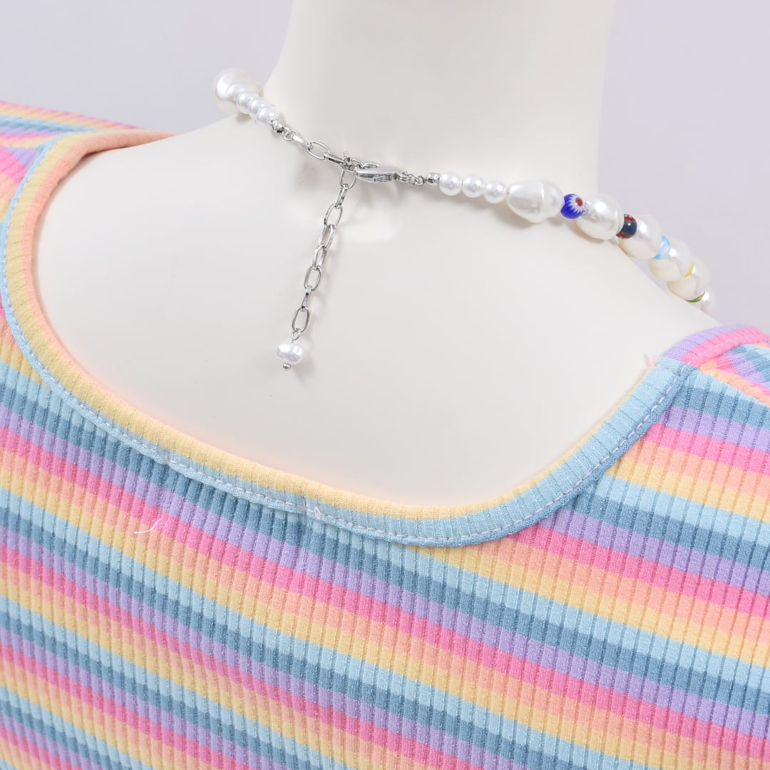 パールビーズニコネックレス | VOLCAN&APHRODITE