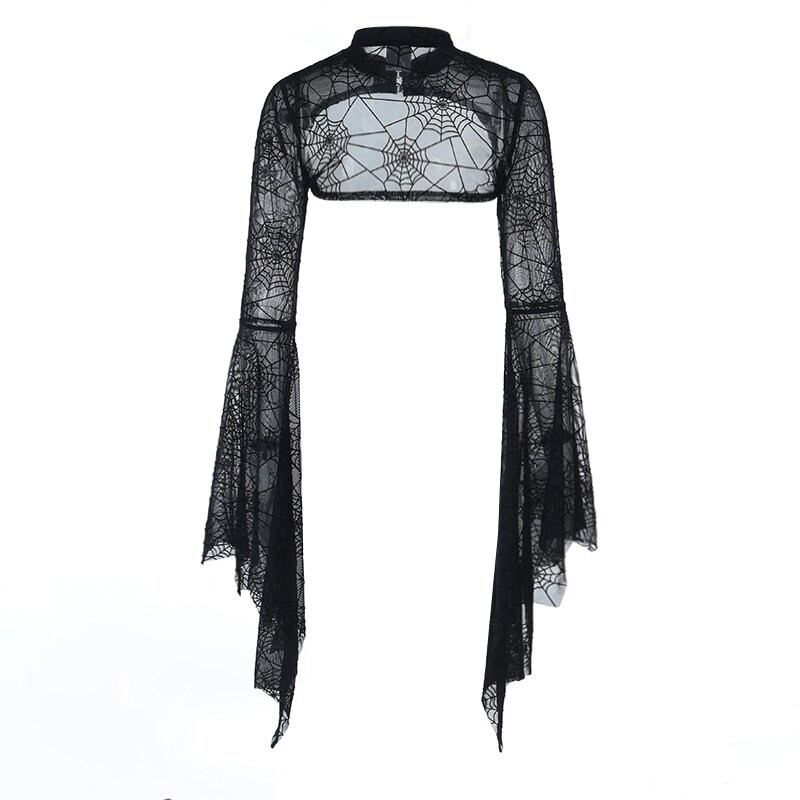 Spider lace bolero r0182