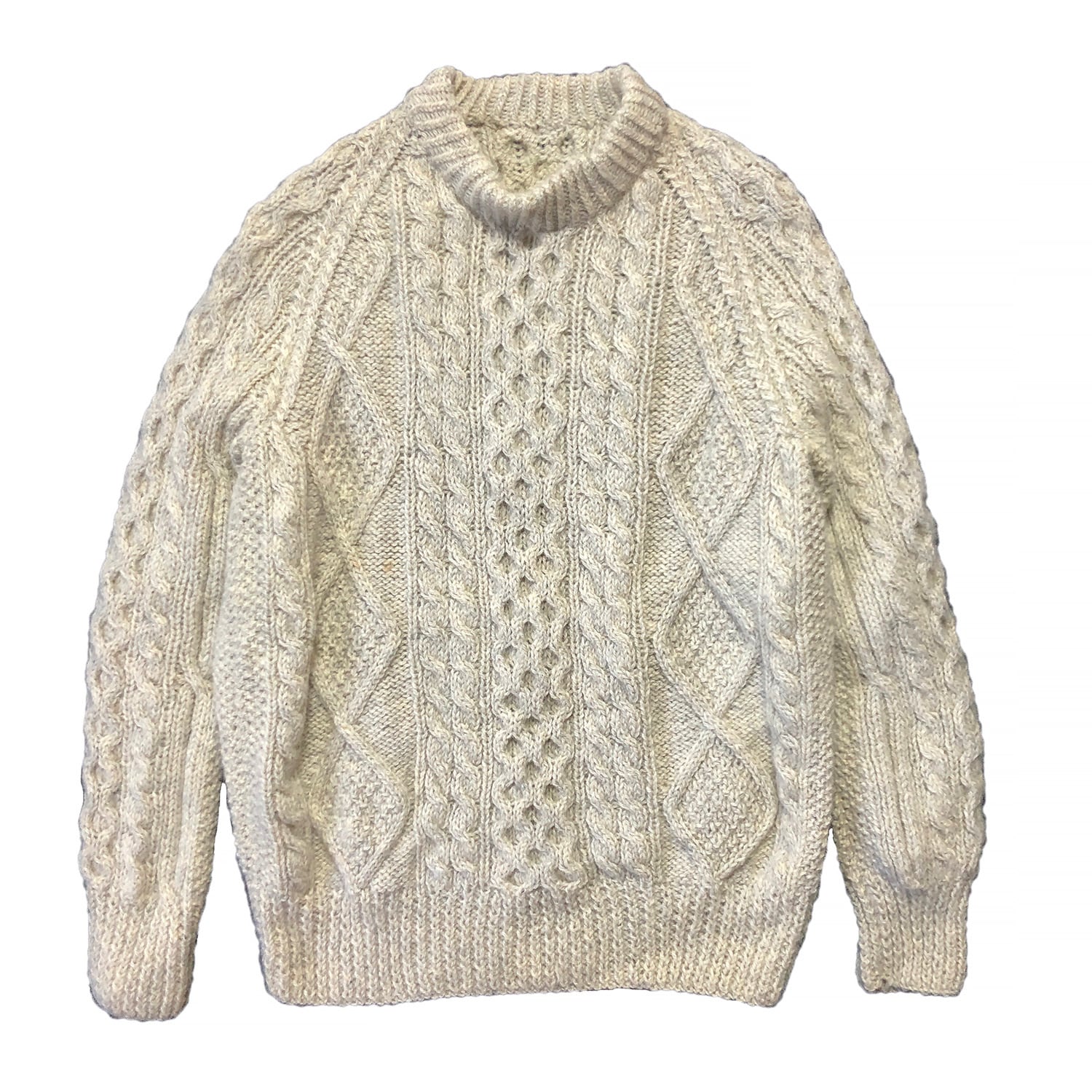 ご購入者様決定[INTERSTATE]VINTAGEアランニットざっくりフィッシャーマンニット INTERSTATE]VINTAGEアランニットざっくりフィッシャーマンニット