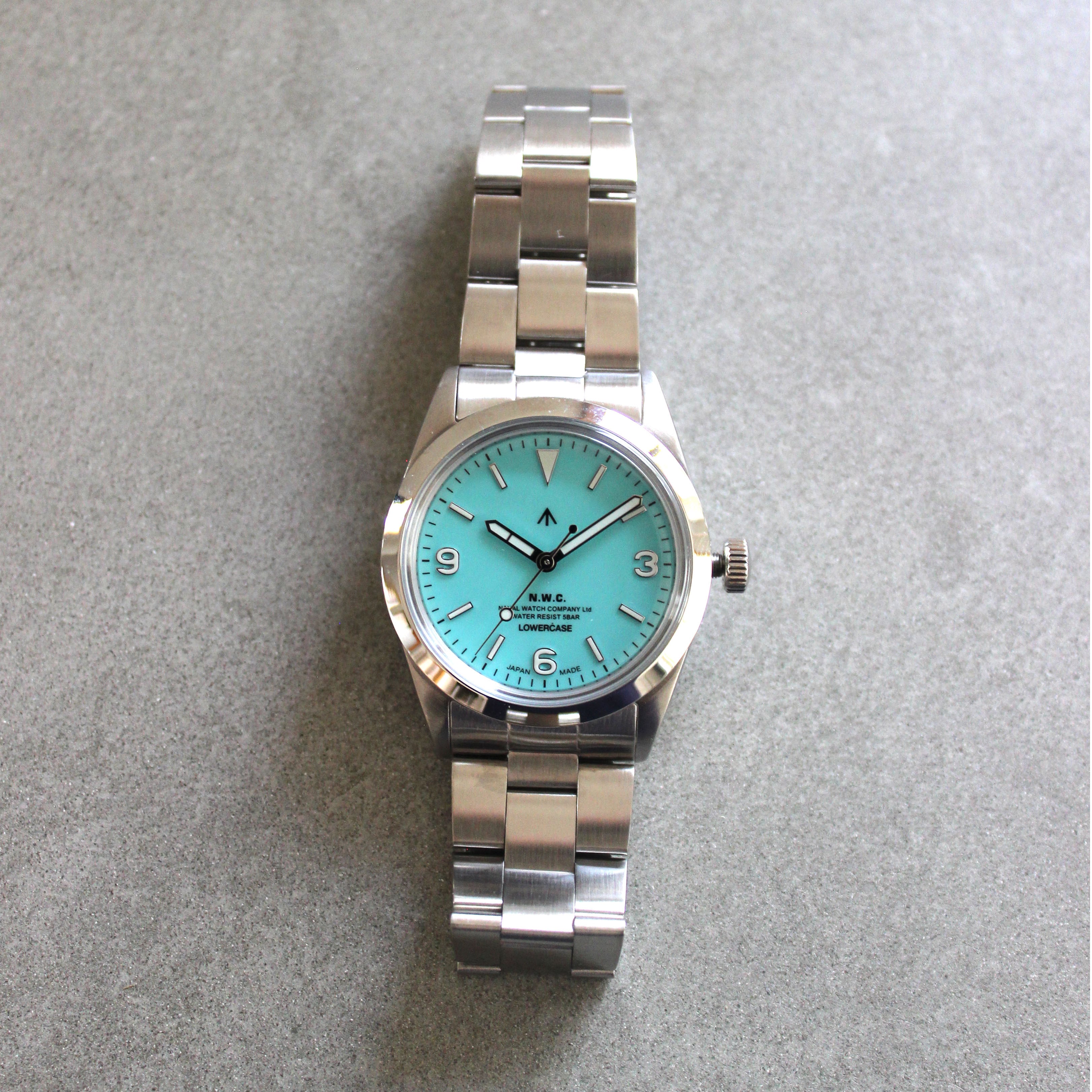 Naval Watch Produced By LOWERCASE FRXF008 (Turquoise Blue) Sweep