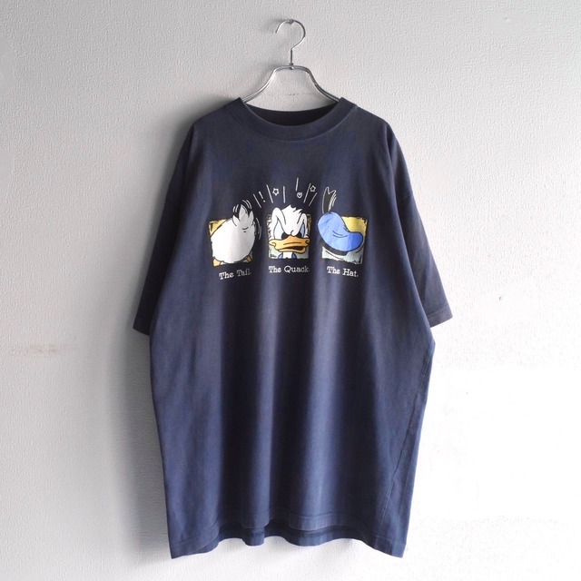 “Disney”『Donald Duck』 Double Side Printed Anime T-shirt s/s
