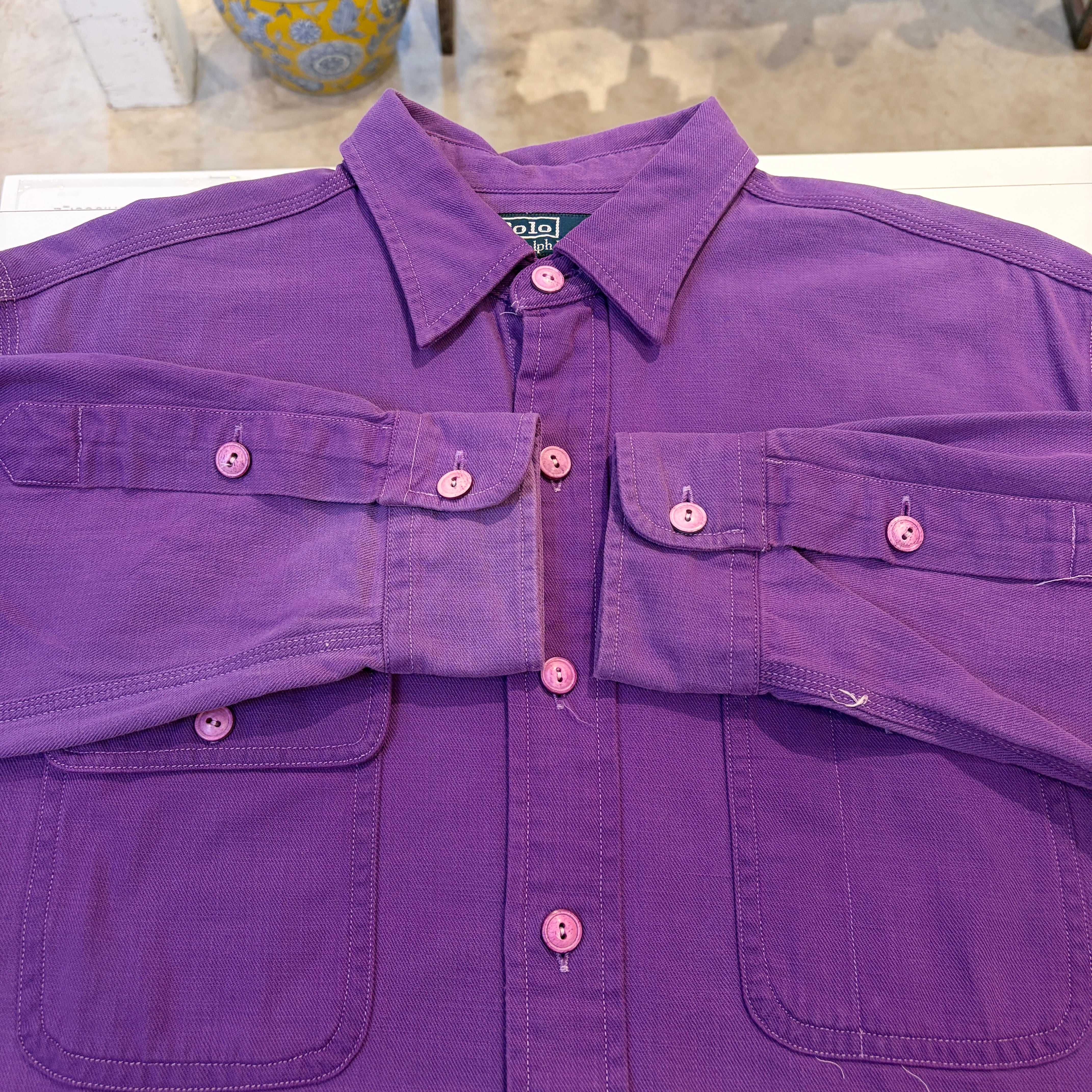 RALPH LAUREN WORK SHIRT PURPLE | safarionline
