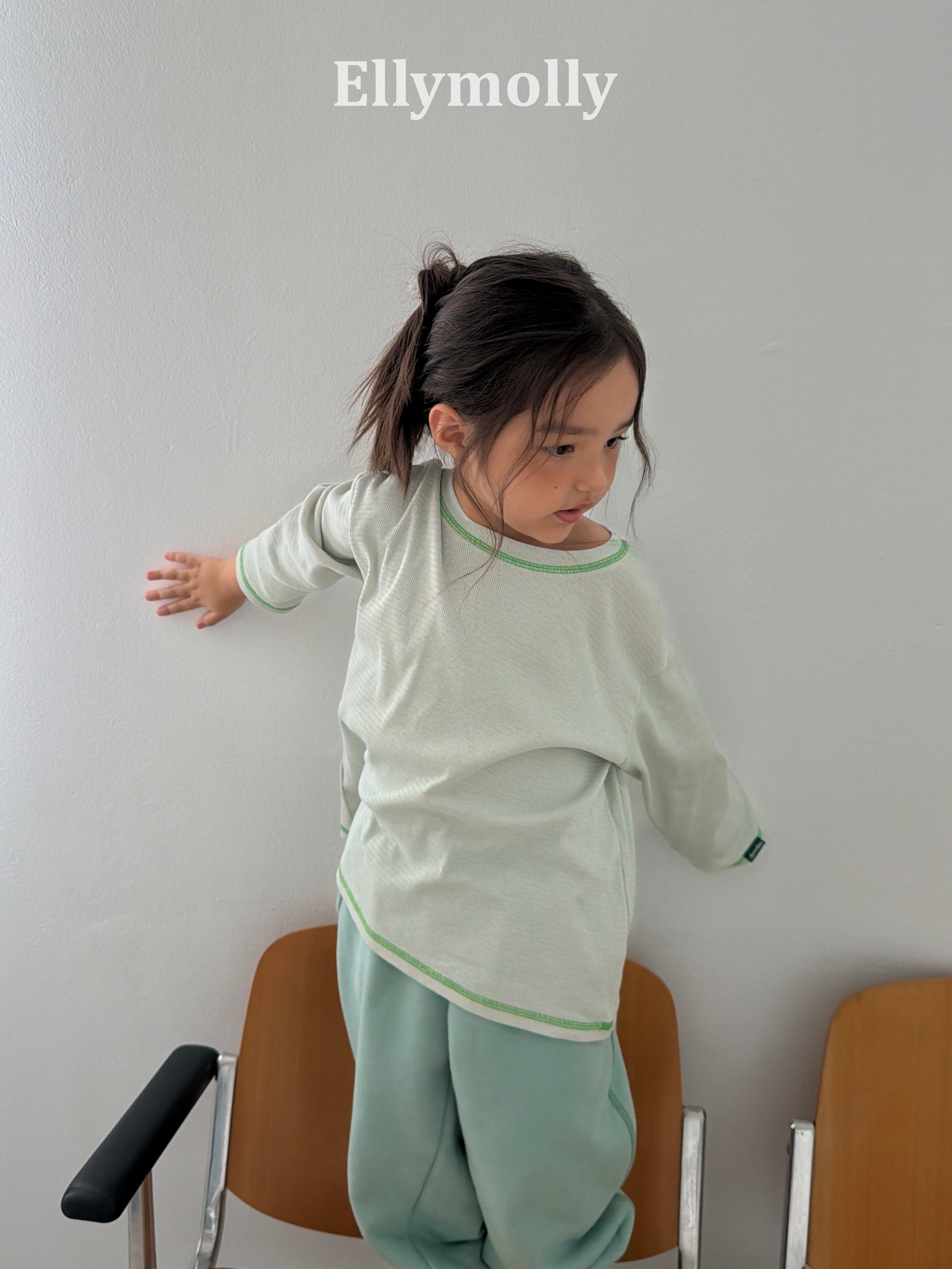 【予約】Ribbed Mellow T/ Elly molly