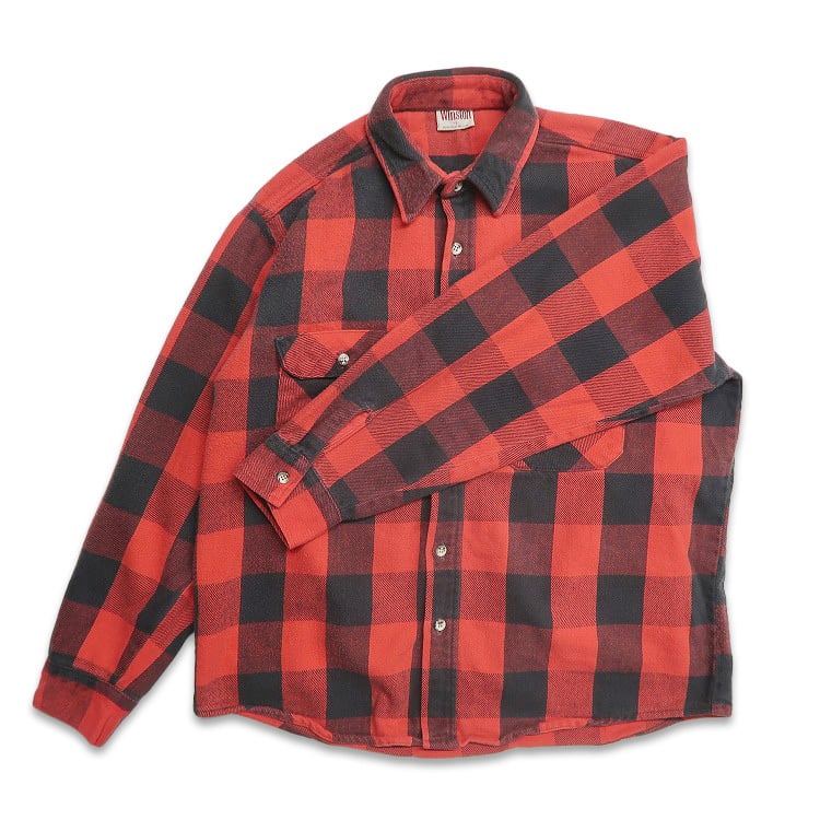 古着 90年代 Winston ネルシャツ フランネル 長袖シャツ バッファロー