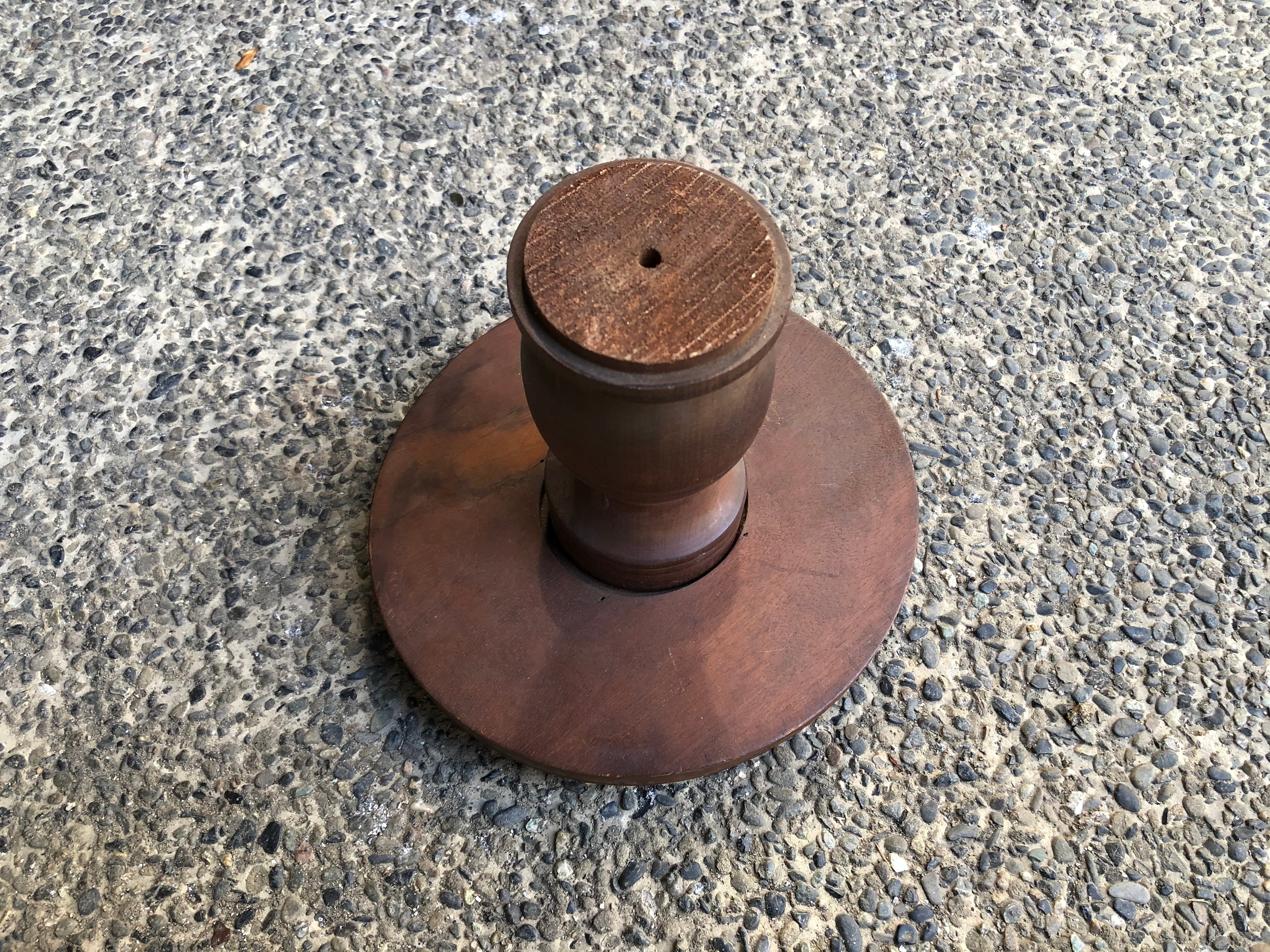 古い木製の花台 骨董品 ビンテージ アンティーク 古道具