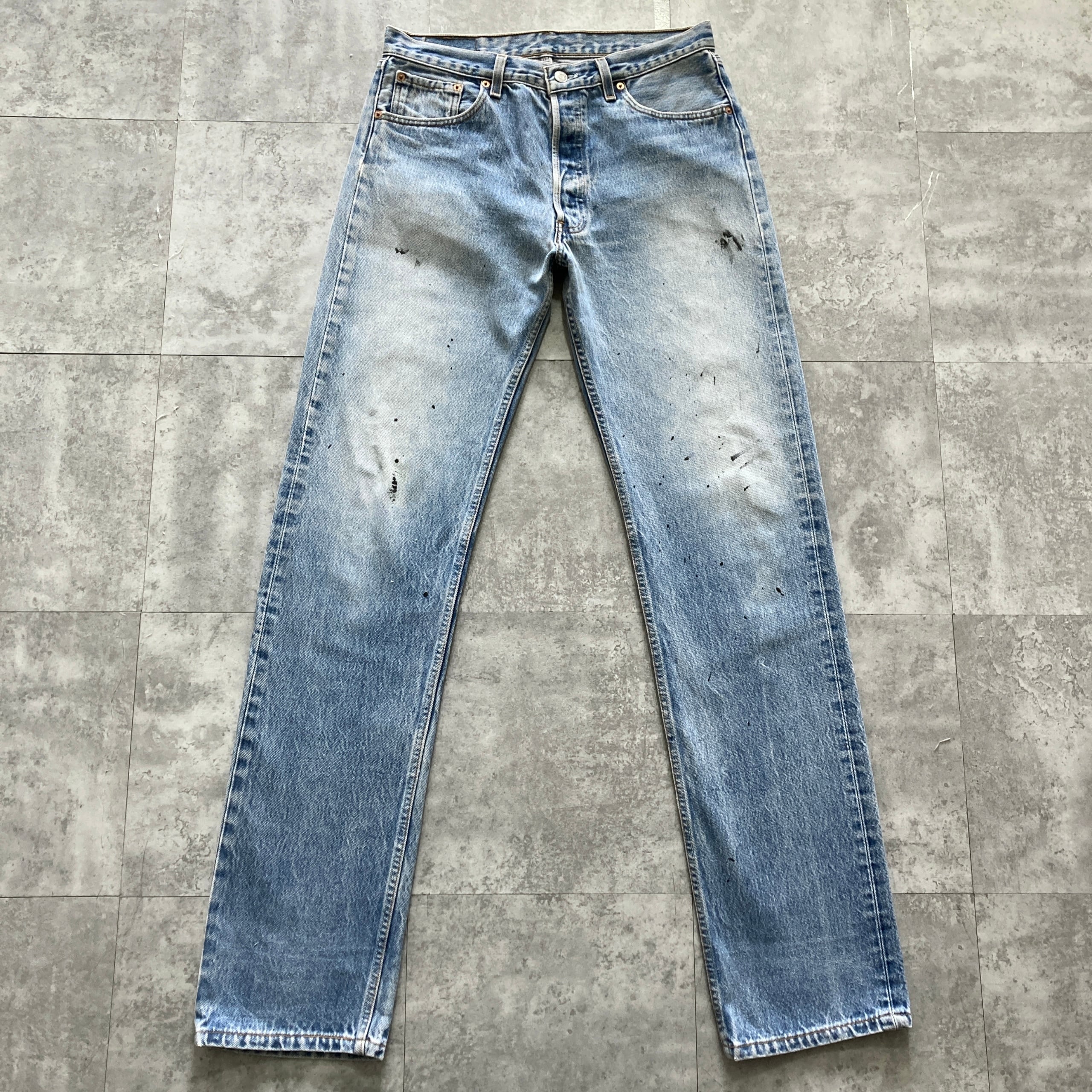 W35 L40】90s US.Levis 501 リーバイス エルパソ工場(524) ボタン裏