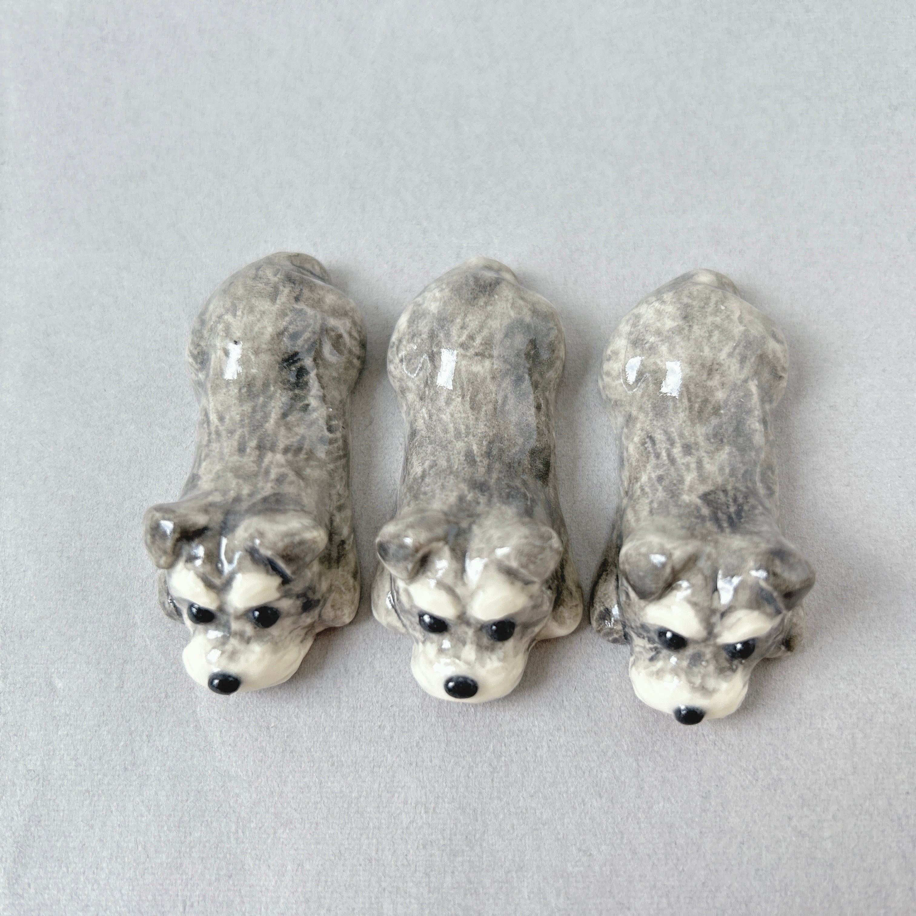 tetsu様♥️ミニチュアシュナウザー 箸置き ペア tetsu様♥️ミニチュアシュナウザー 箸置き ペア tetsu様