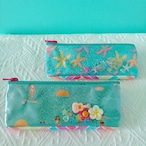 裏はインド刺繍リボン☆ペンケース