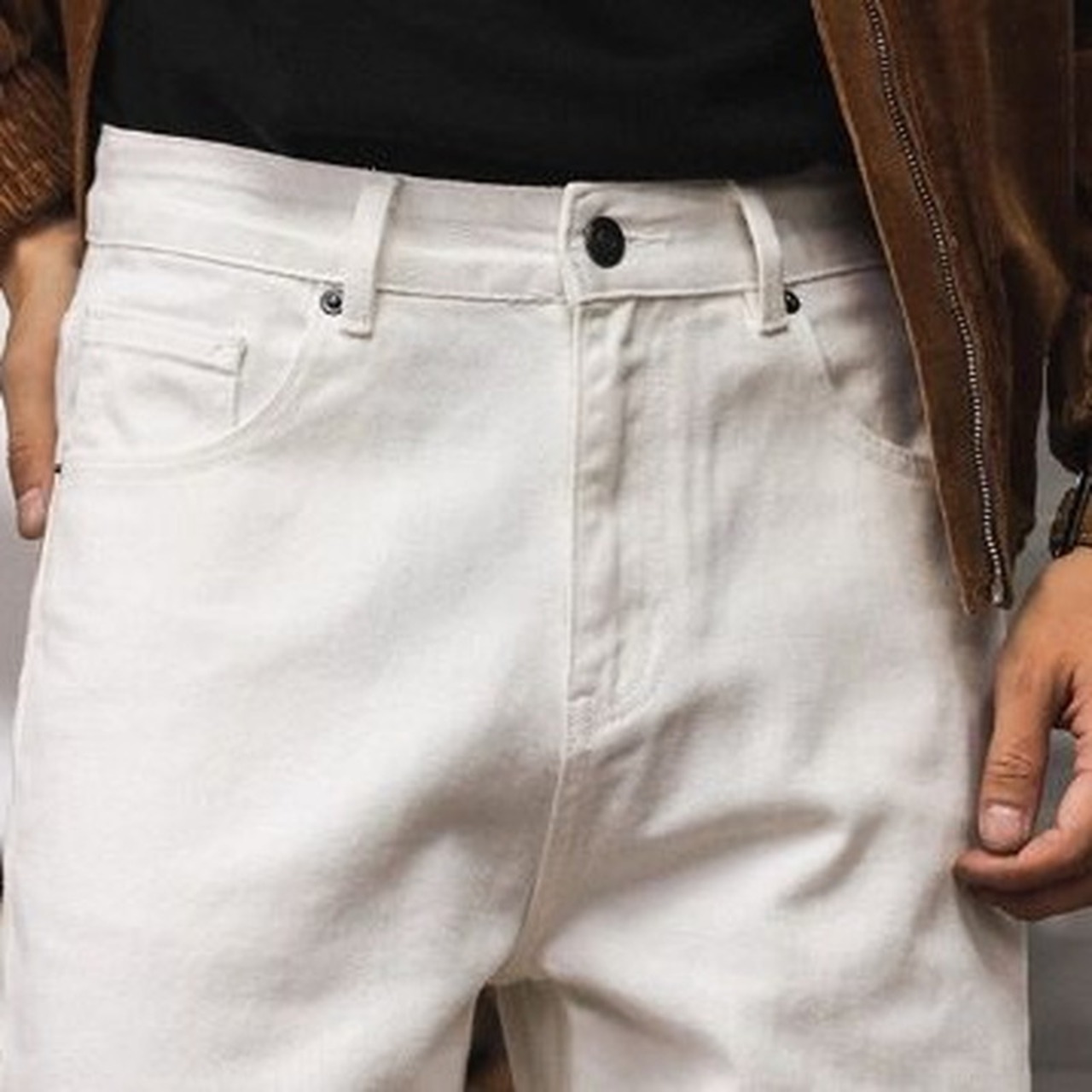 loose fit wide leg denim pants ◇2color H0801