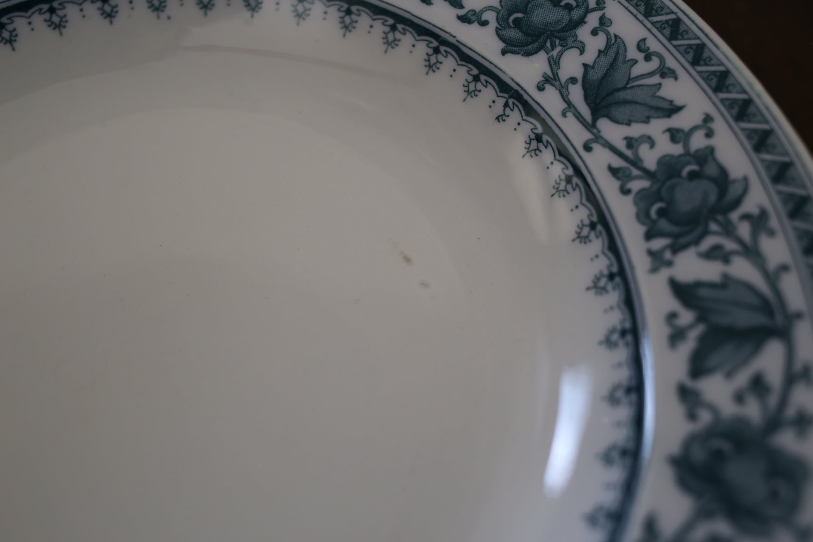 フランス アンティーク サルグミンヌ U&C SARREGUEMINES (SYRA) 深皿