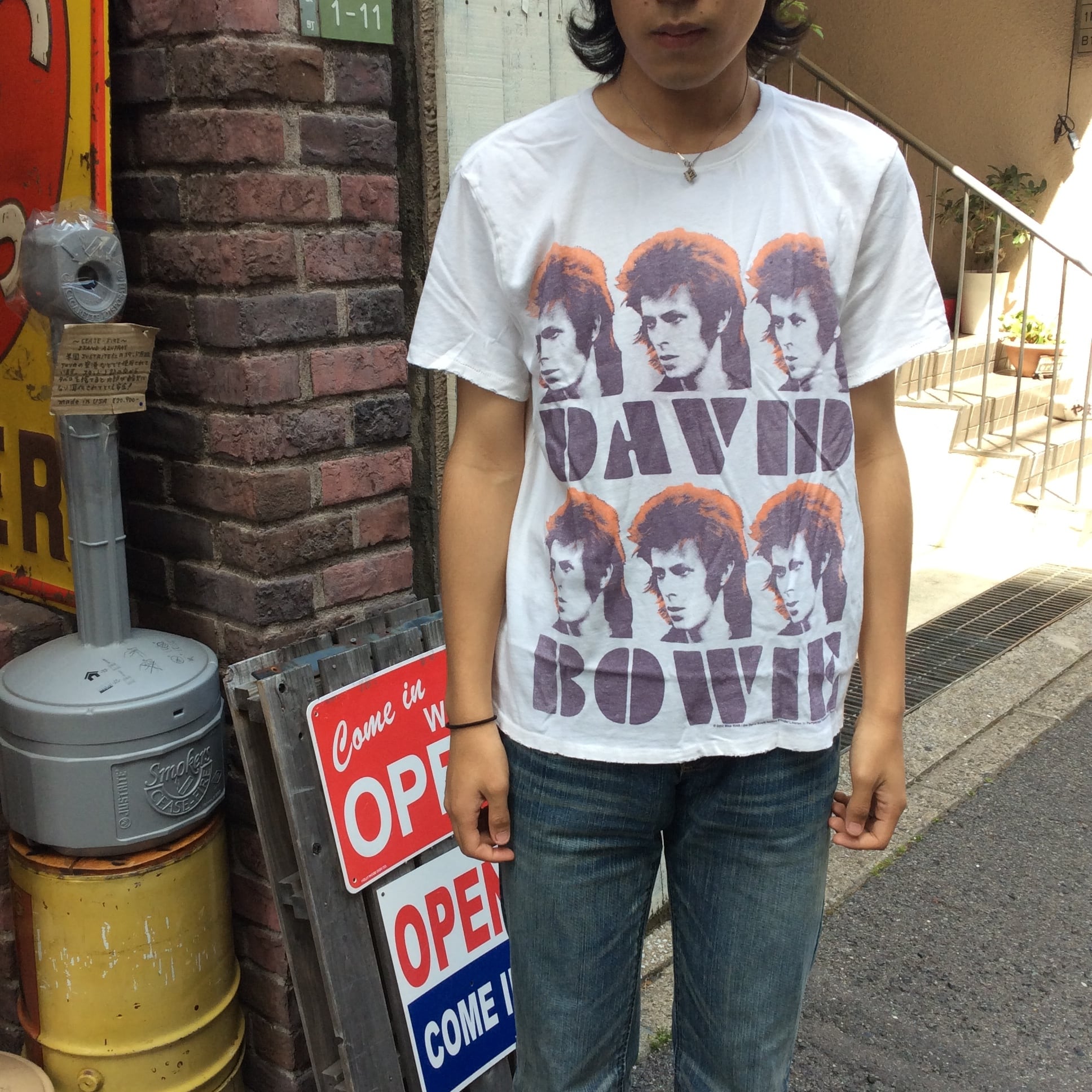 ジャンクフード クロージング【JUNK FOOD CLOTHING】DAVID BOWIE FACES