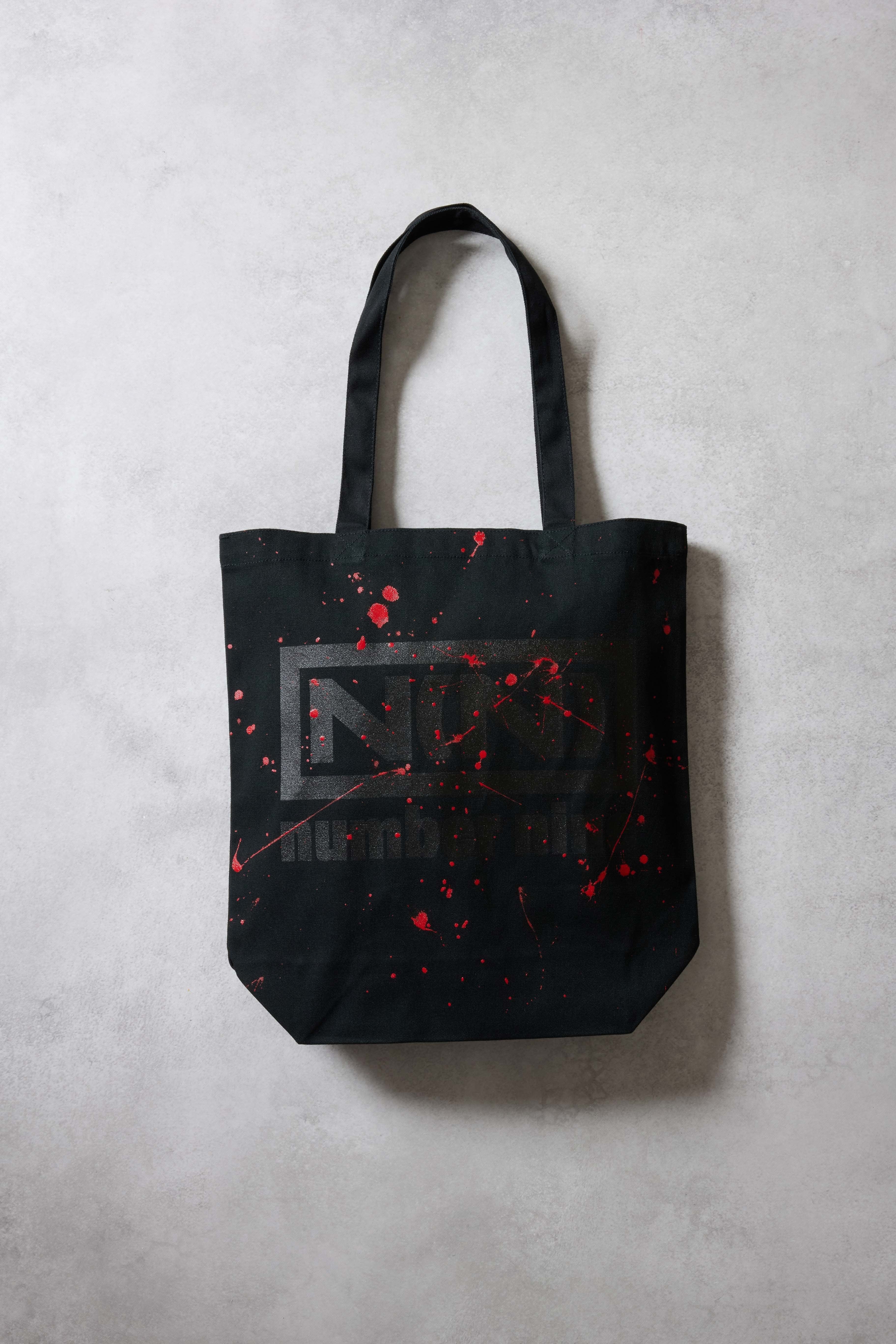 ハンドメイドn NUMBER(N)INE x DEVILOCK / N(N) HAND PAINT CANVAS TOTE BAG