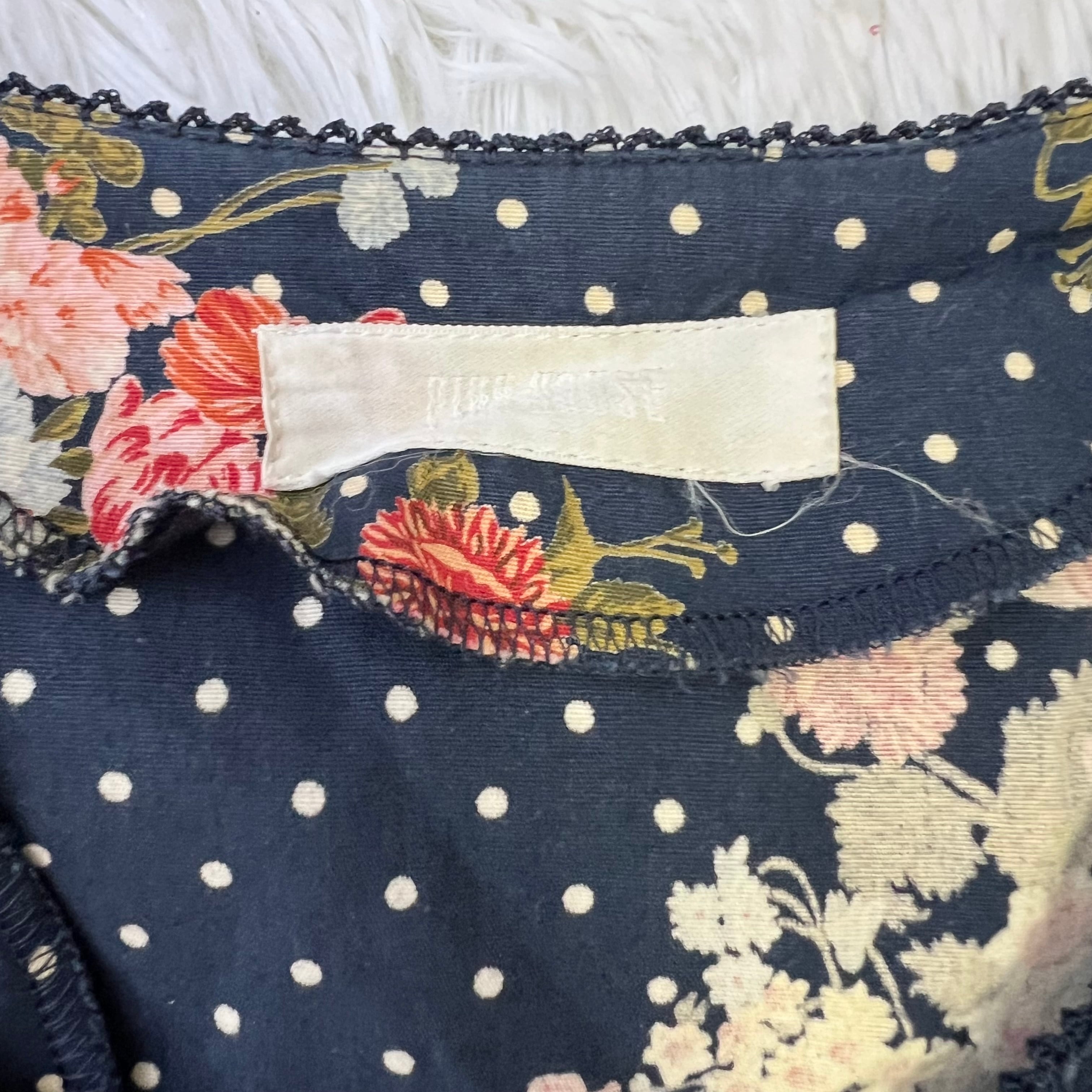 PINKHOUSE ドット花柄ワンピース | ピンクハウス古着 専門店 lachambre