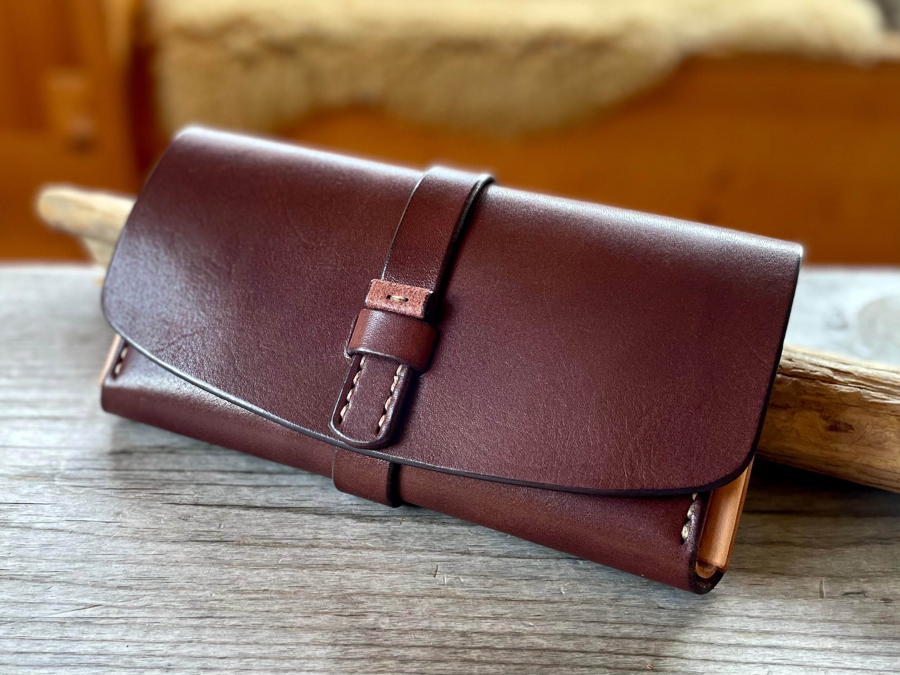 ロングウォレット 刻印サービス付［ブラウン］Long Wallet［Brown 