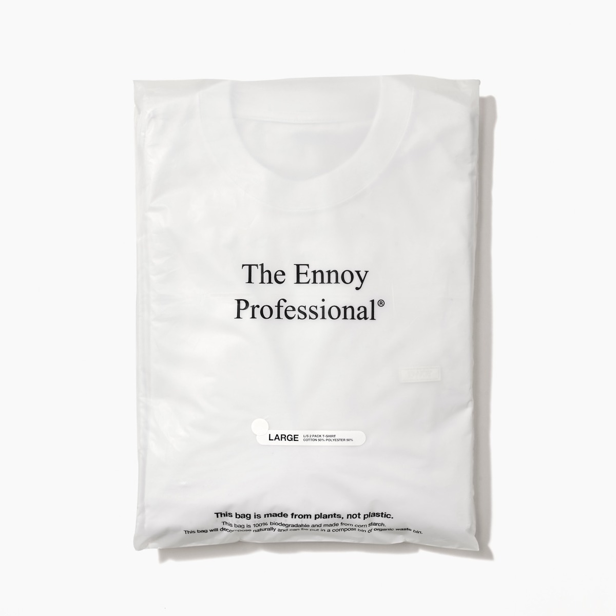 S/S 2 PACK T-SHIRT (WHITE) | ENNOY