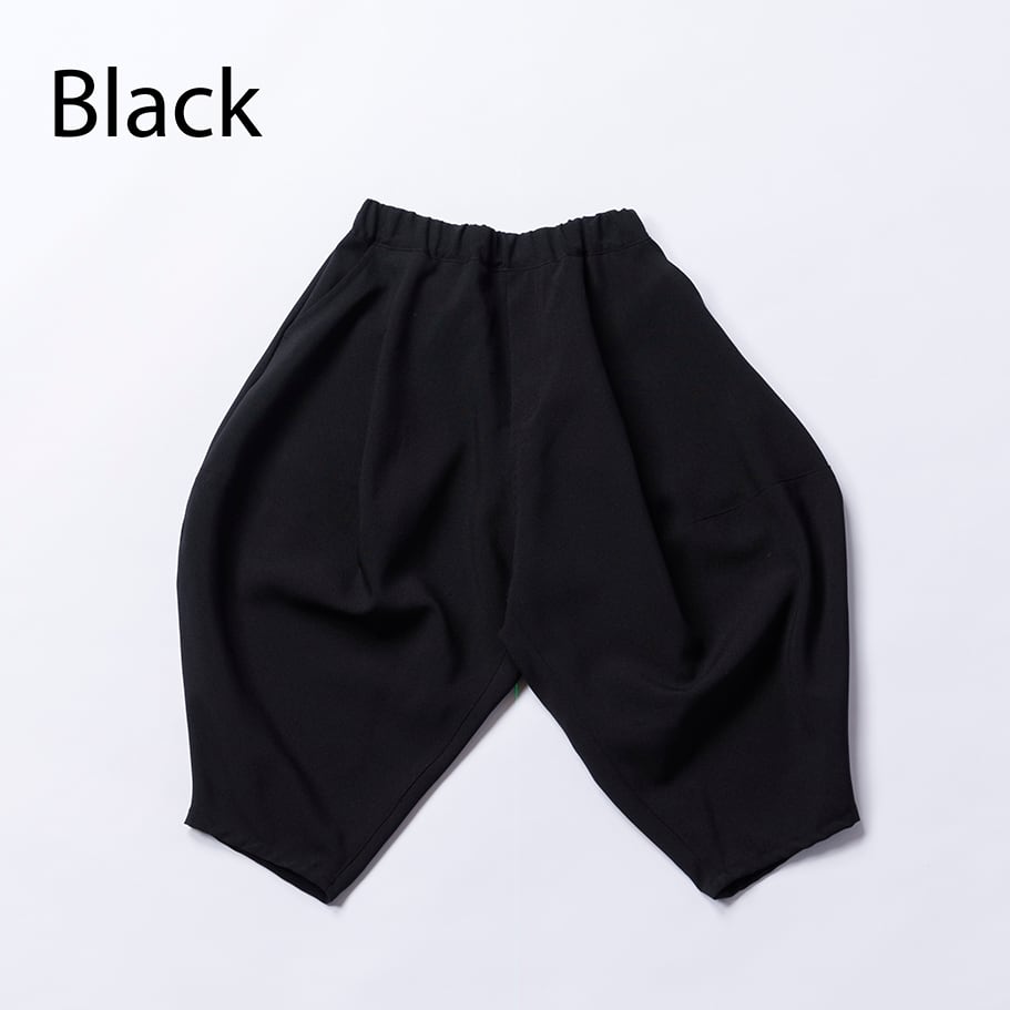 〈 nunuforme 26SS 〉 ポインテッドパンツ / Black / Women's