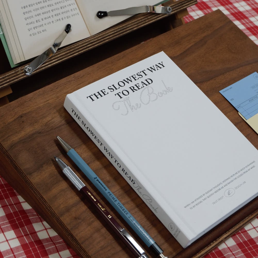 Apple - 三角ノートページ fruit fries】BOOK NOTE（リニューアル）B6 読書ノート | 韓国