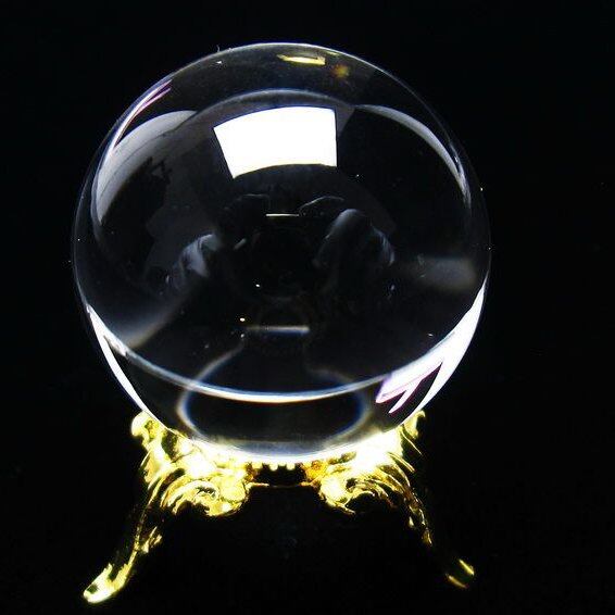 水晶 丸玉 ブラジル産 24mm 一点物 おまかせ便 141-6421