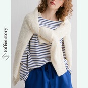 【2color】コットン100%の、ストライプロングスリーブTシャツ P0066