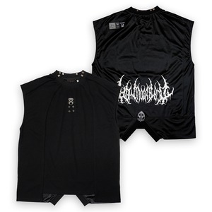 T.C.R NIGHT RAVER RECONSTRUCTION N/S TEE - BLACK