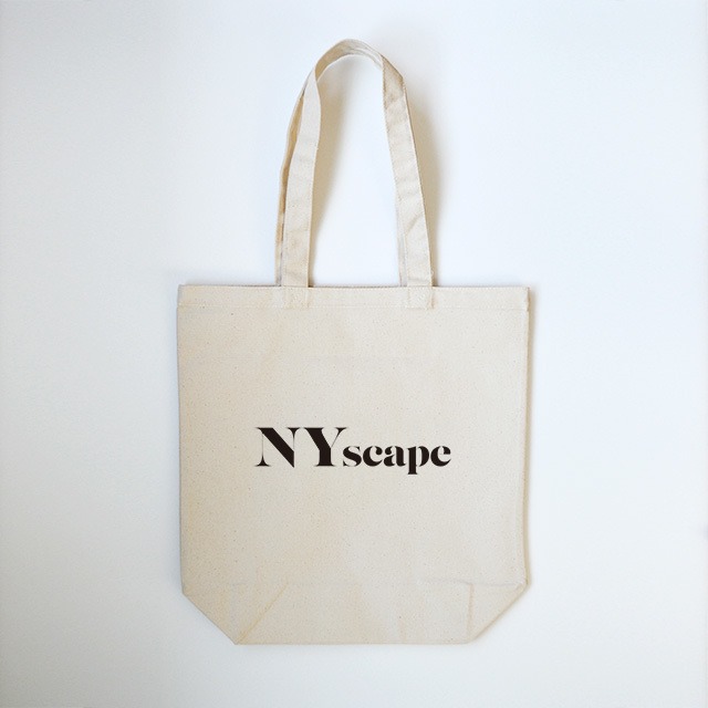 NYscape ロゴ トートバッグ【Black】