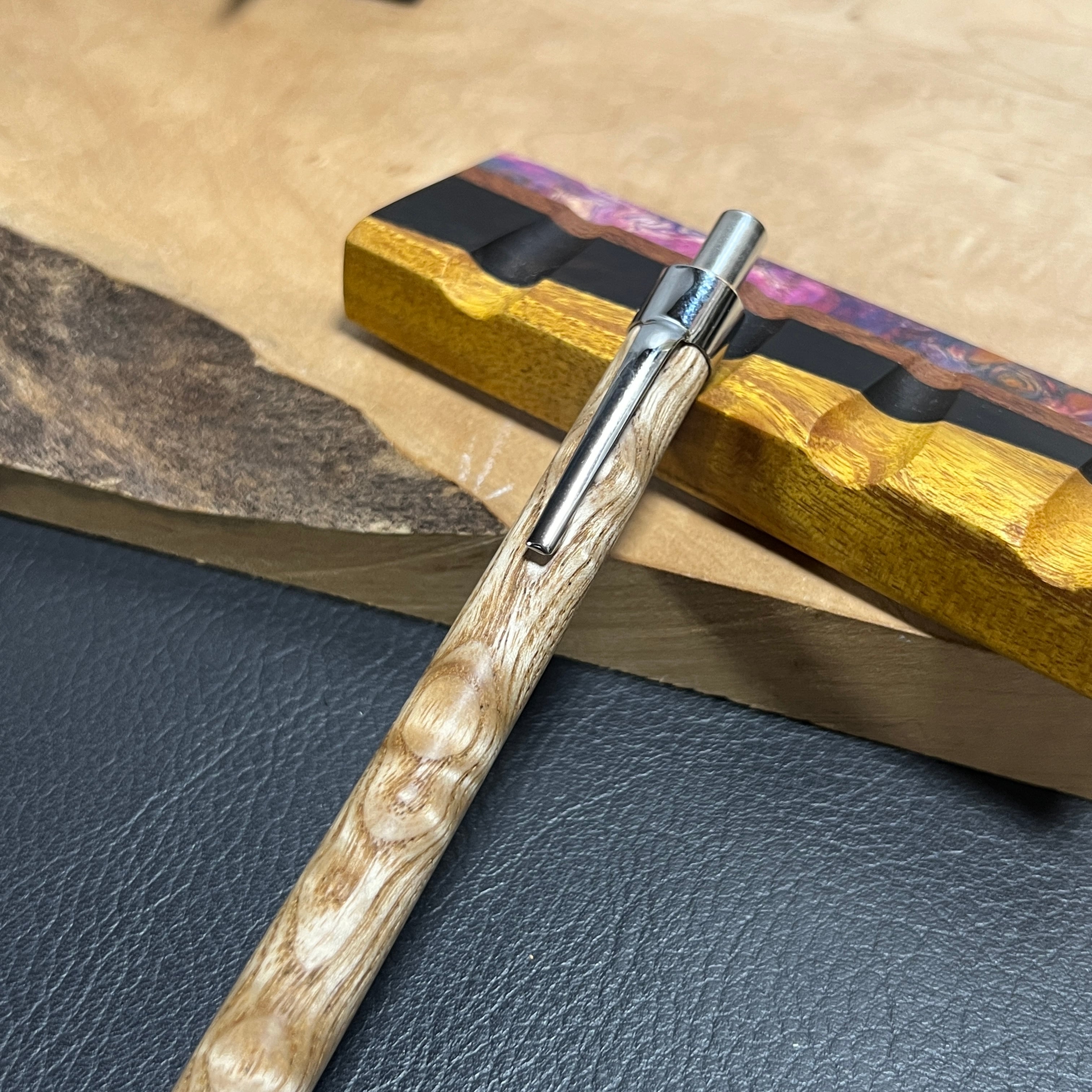 70タモ波杢木製シャーペン 玉杢 最強低重心Rタイプ ステンレス 70タモ波杢木製シャーペン 玉杢 最強低重心Rタイプ ステンレス