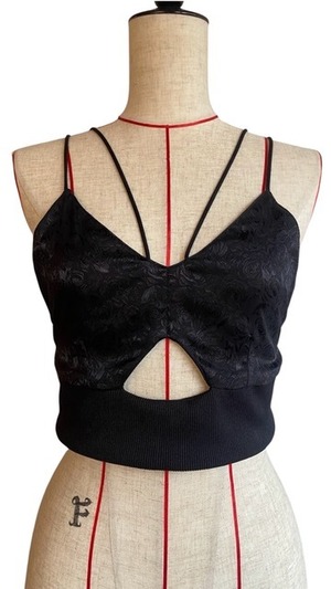 【27SS | 先行予約】FUMIE TANAKA フミエタナカ / ビスチェ /  triangle bustier