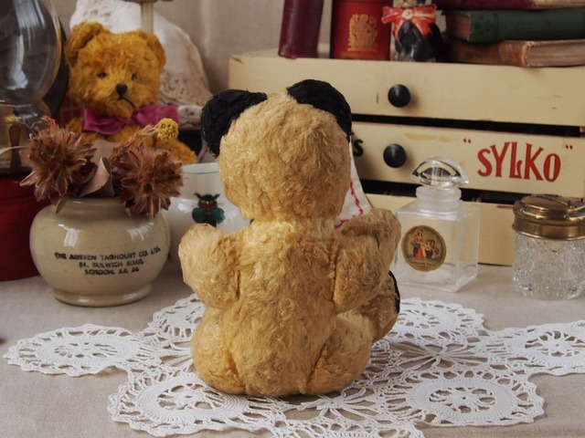 イギリスアンティーク　スーティーベア　スーティータイプのクマ　SOOTY　