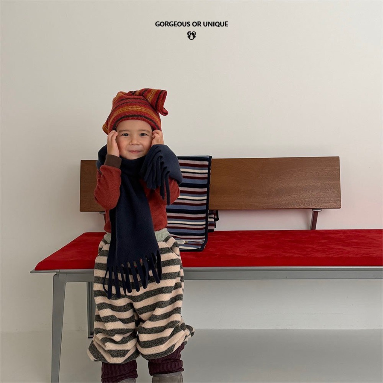 GOU［取寄］masil border pants 26winter