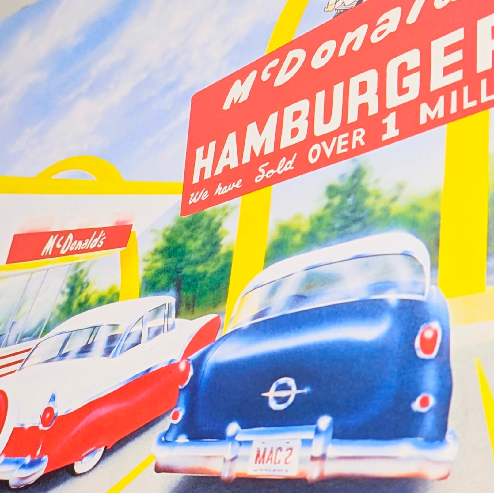 ☆VINTAGE 1997☆【 McDonald's / マクドナルド 】SPECIAL LIMITED McDonald's 1号店デザイン BIGティン缶 〚アメリカン雑貨 アメトイ〛