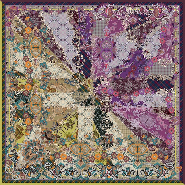 NEO PURPLE 100×100cm