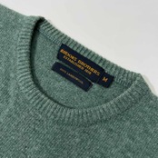 80s 90s Brooks Brothers ブルックスブラザーズ ラム ウールニットセーター M /ビンテージ/エメラルドグリーン系