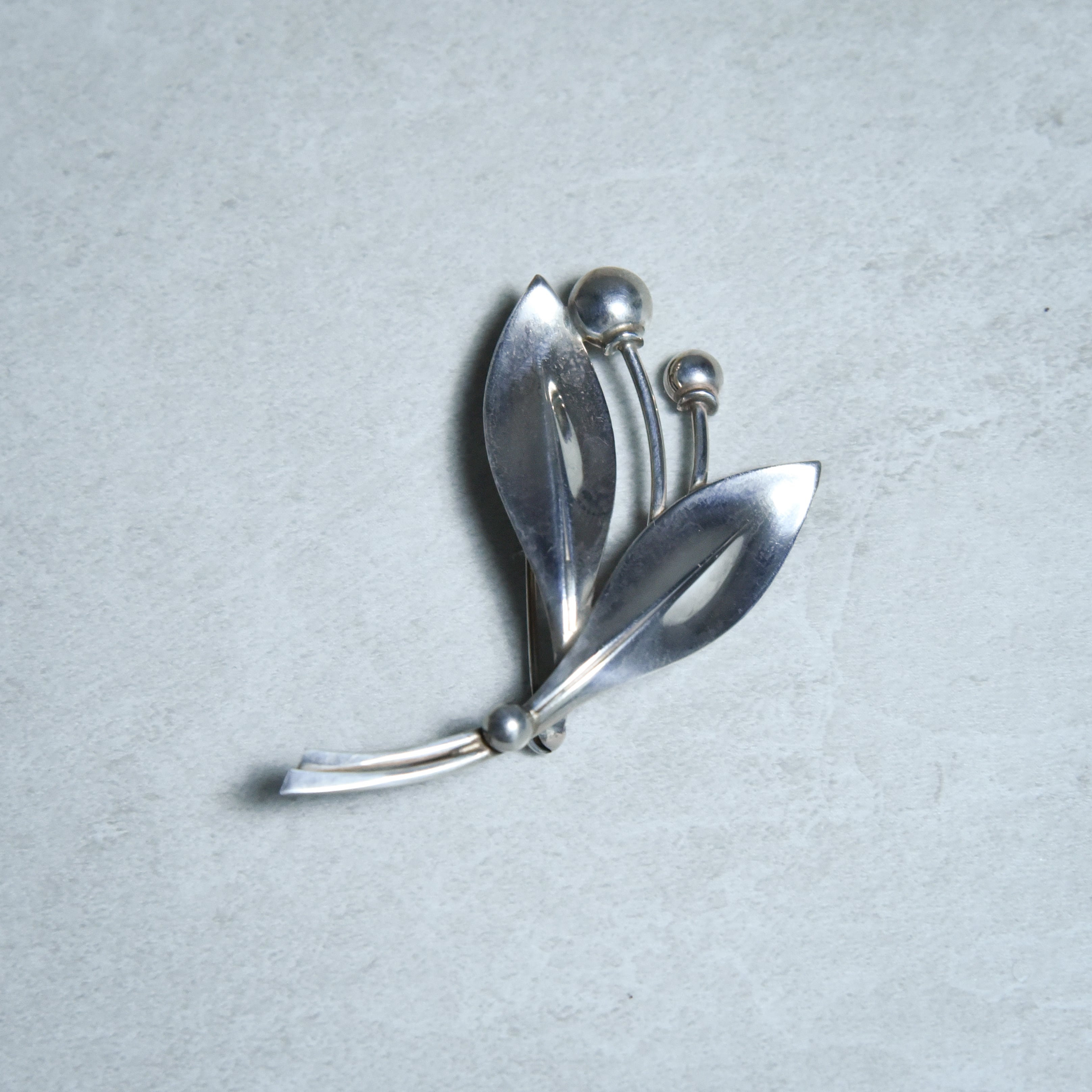 Mexican Jewelry Silver zig-zag Snake Brooch メキシカンジュエリー