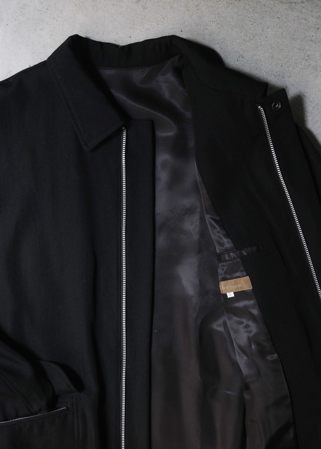 Y's for men 98AW wool gabardine balmacaan coat