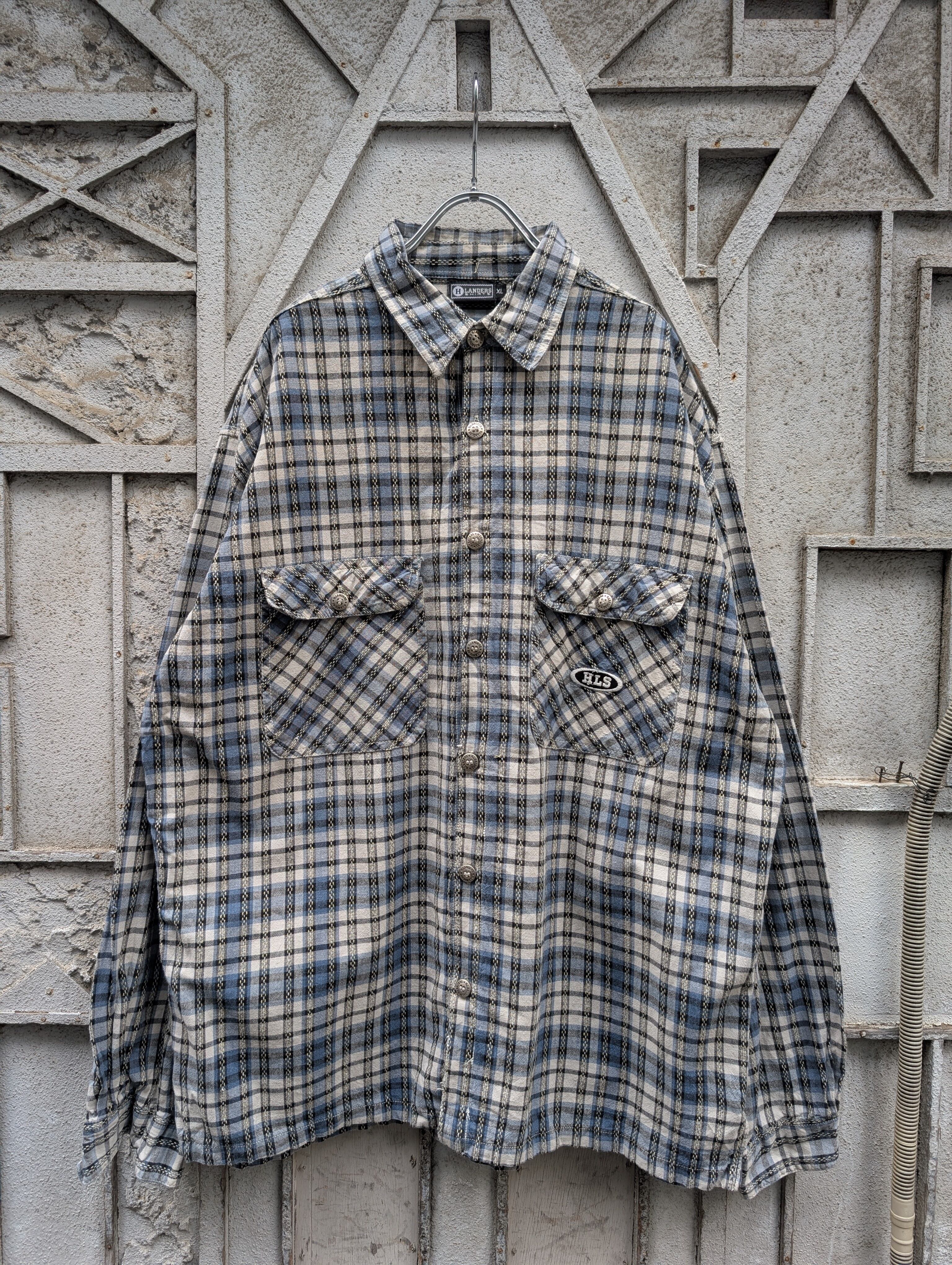 "EMBROIDERY CHECK SHIRT"