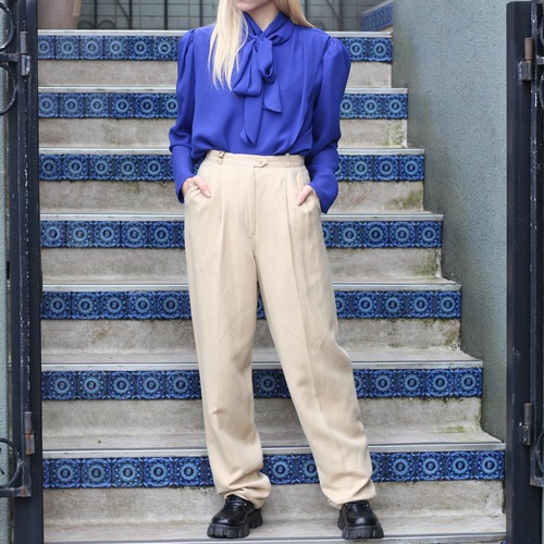 USA VINTAGE LAUREN RALPH LAUREN DESIGN SLACKS PANTS/アメリカ古着ローレンラルフローレンデザインスラックスパンツ