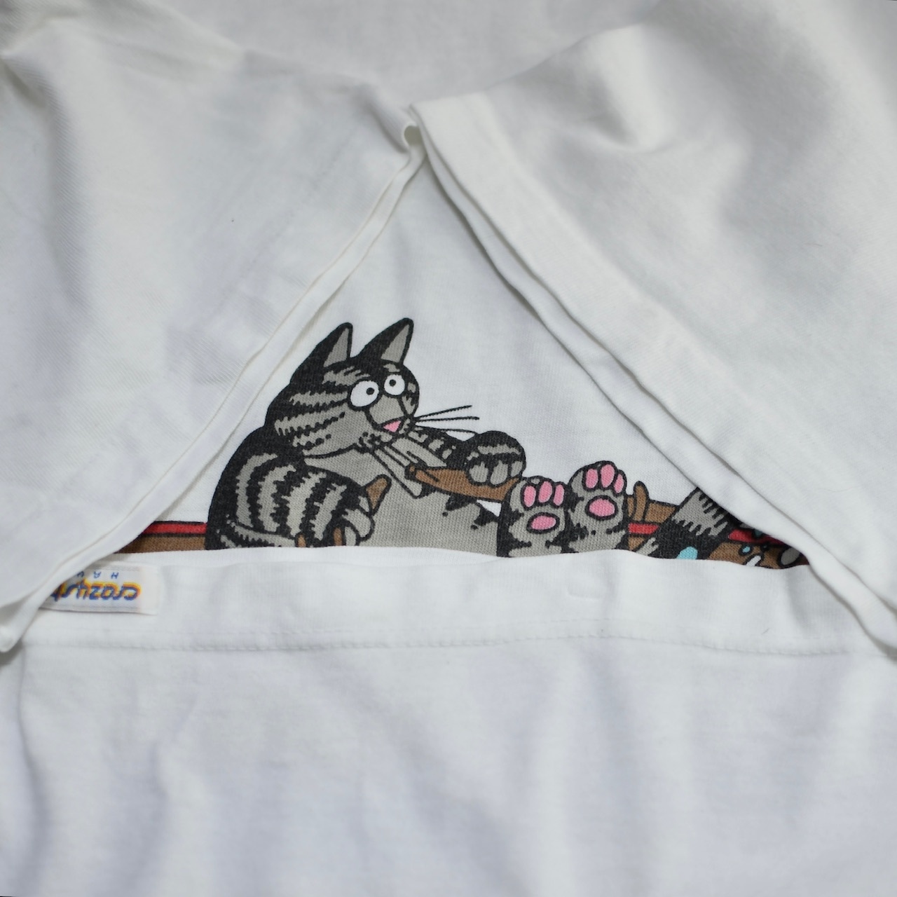 crazy shirt Kliban Cat print tee