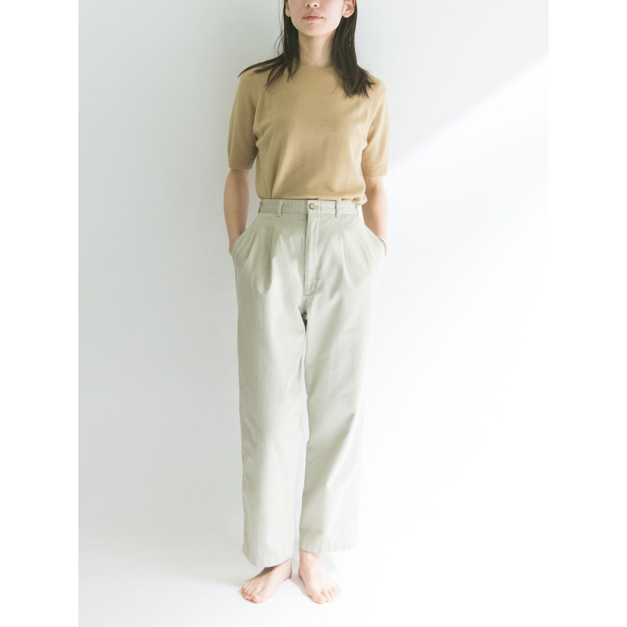 【THE NORTH FACE】Made in Japan 90's 2tuck chino pants（ザ・ノースフェイス 日本製2タックチノパン）3e