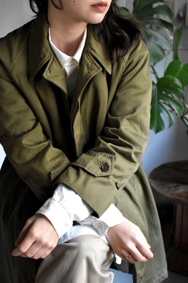 40's- "vintage" "canadian military" "gabardine rainproof coat"