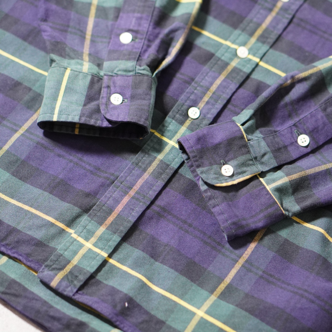 90s Ralph Lauren plaid BIG SHIRT [L] 古着 - 8