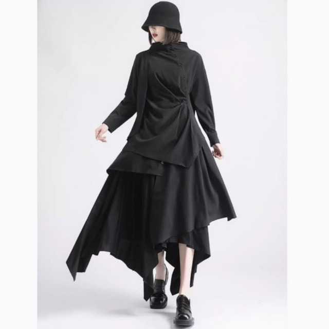 Asymmetric classical shirt C0784