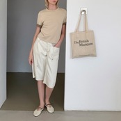 Chiné Roll Sleeve Tee F0589