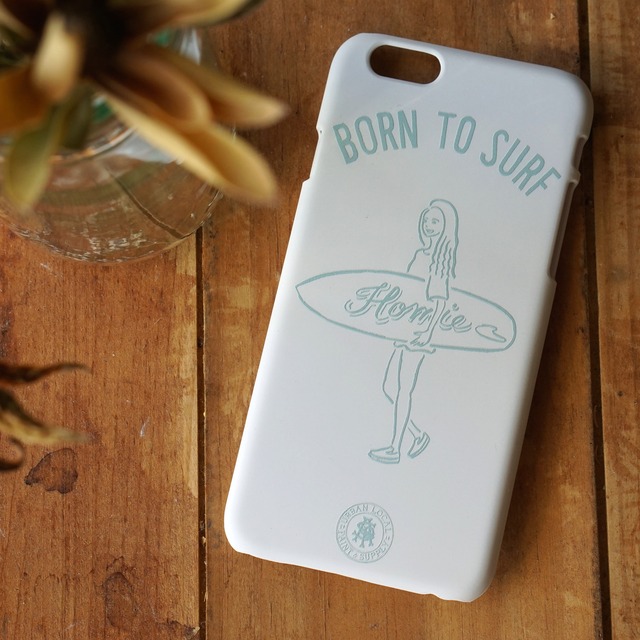 iPhone6/6sケース_BORN TO SURF_White