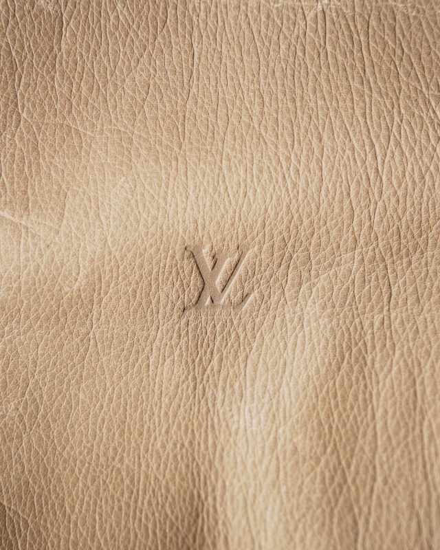 00’s LOUIS VUITTON leather harrington jacket