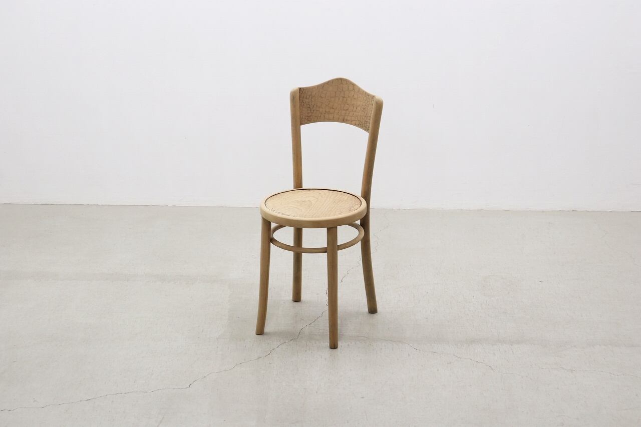 沼津店】クラシカル ビーチ材 ベントウッドチェア パネルバック