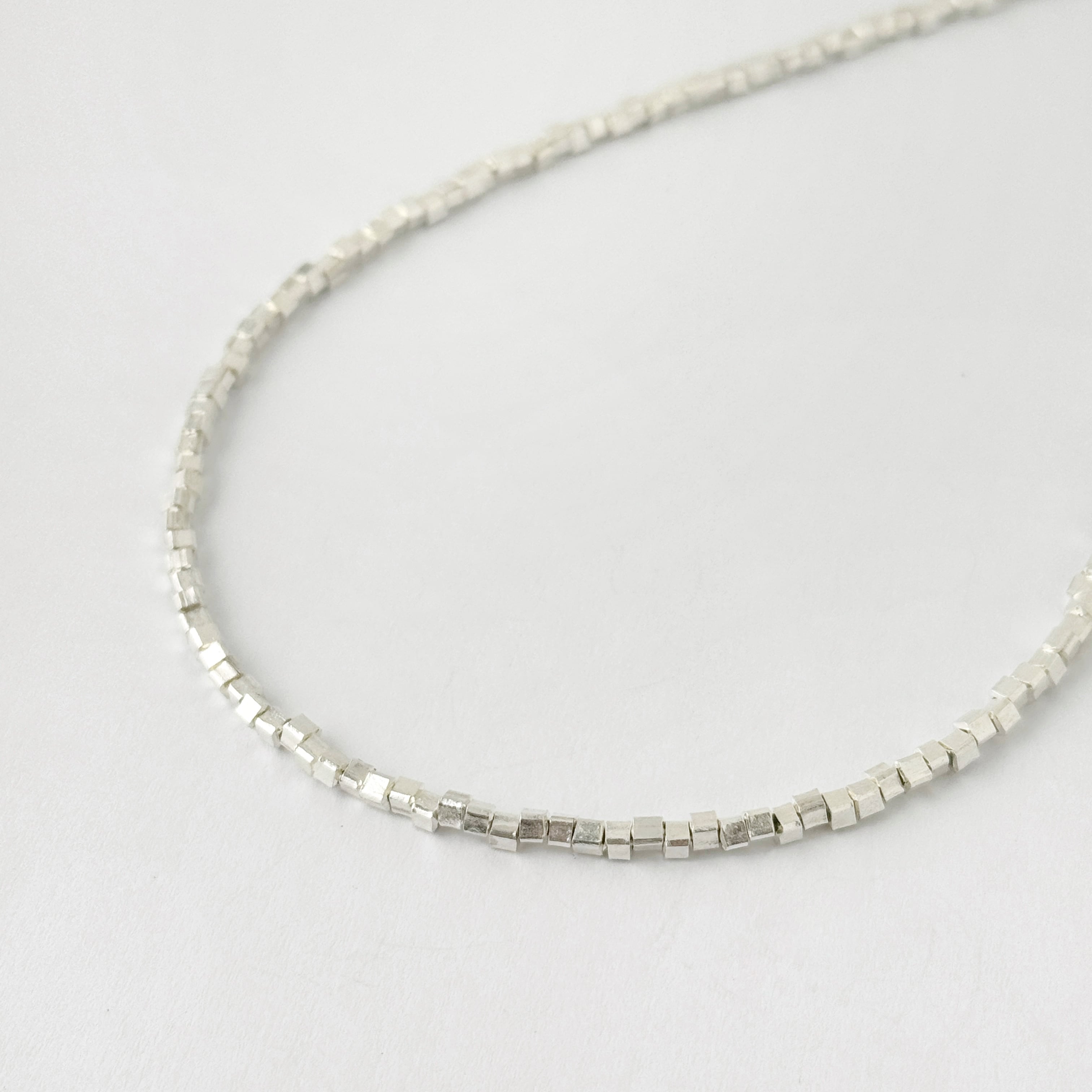2mm キューブ シルバー ネックレス 40/45/50/55/60cm | 【公式通販