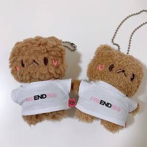 『ちょこベア/ここベア⒱Tシャツ』テヒョン　FRIENDS　フレンズ　テテ　V　ぬい服　ちびぬい　洋服　着せ替え　