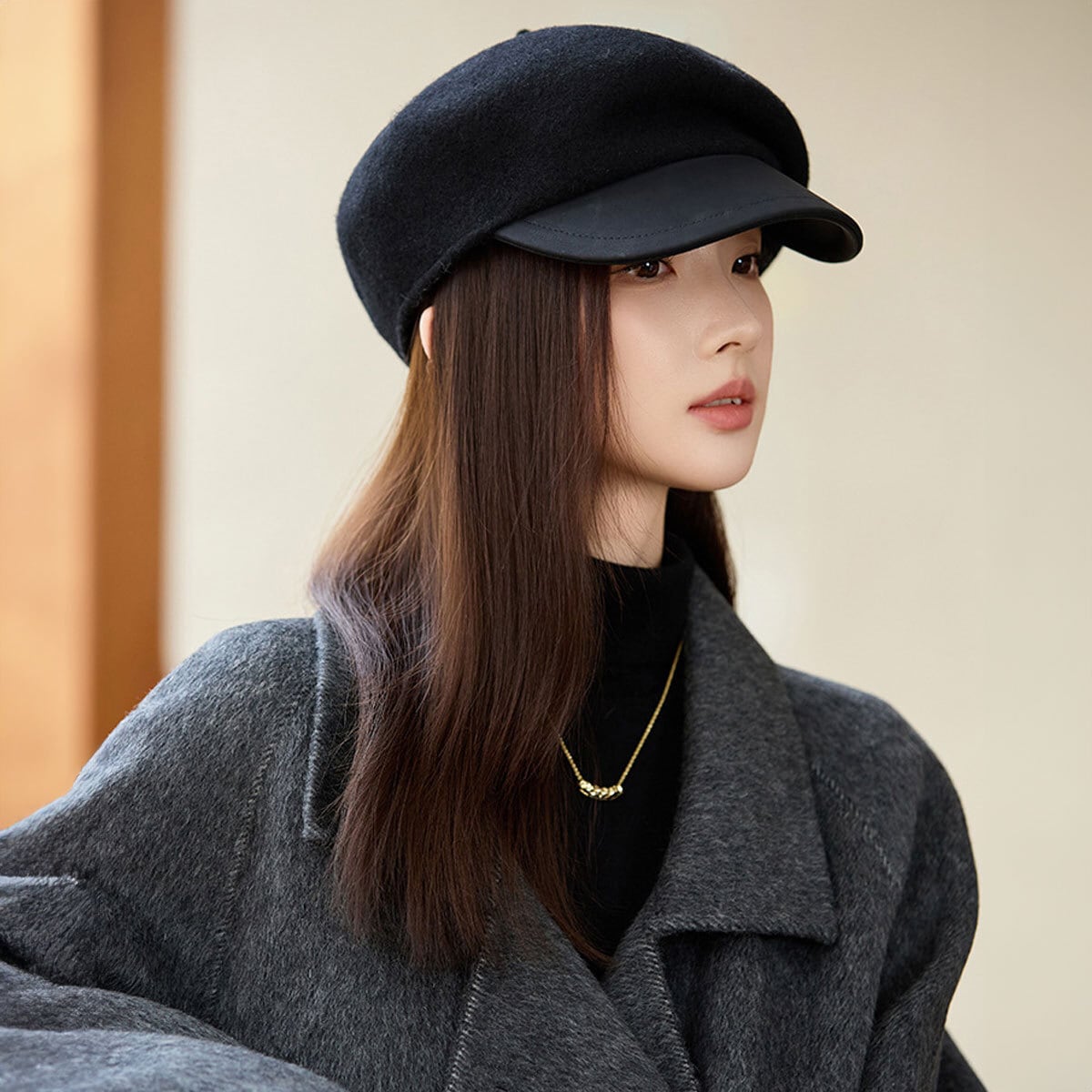 キャスケット ハット 帽子 レディース 春秋冬 韓国 ベレー帽 きれいめ おしゃれ 大人 かわいい カジュアル シンプル 小顔見え ウール調 マリンキャップ 暖かい 大人可愛い 大人女子