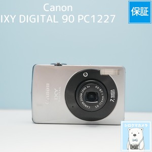 Canon IXY DIGITAL 90 PC1227 デジカメ スマホ転送OK フルセット シロクマカメラ a7173